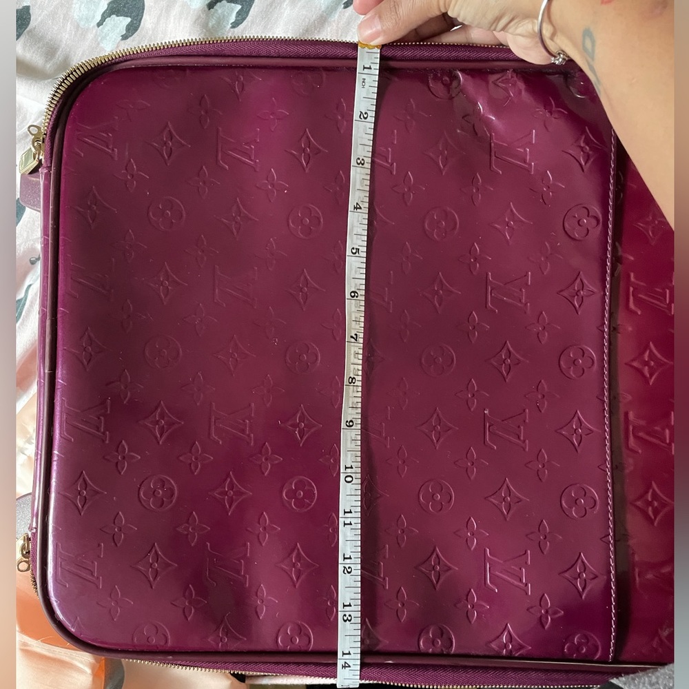 Violette monogram Vernis leather Louis Vuitton Pegase 45 - Picture 4 of 15